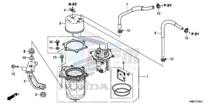 TRX680FAE TRX680 Europe Direct - (ED) drawing FUEL PUMP