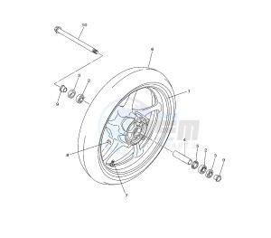 XJ6-N SP 600 drawing FRONT WHEEL