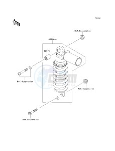 ZR 1000 B [Z1000 EUROPEAN] (B7F-B9F) 0B9F drawing SHOCK ABSORBER-- S- --- B9F- -