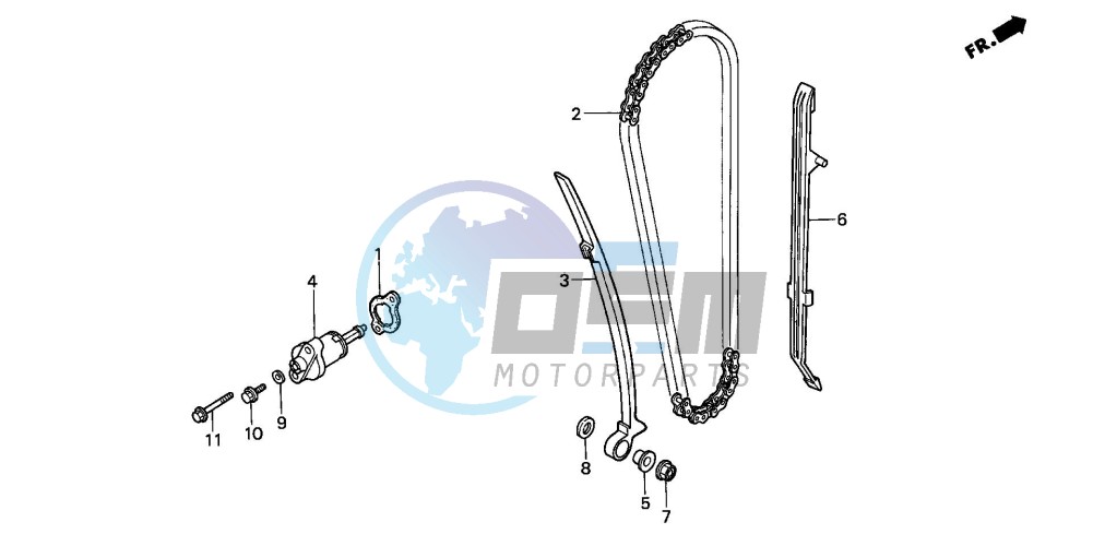 CAM CHAIN/TENSIONER