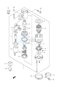 DF 140 drawing Starting Motor