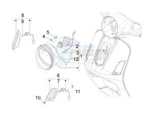 LX 50 4T-4V NL drawing Head lights - Turn signal lamps