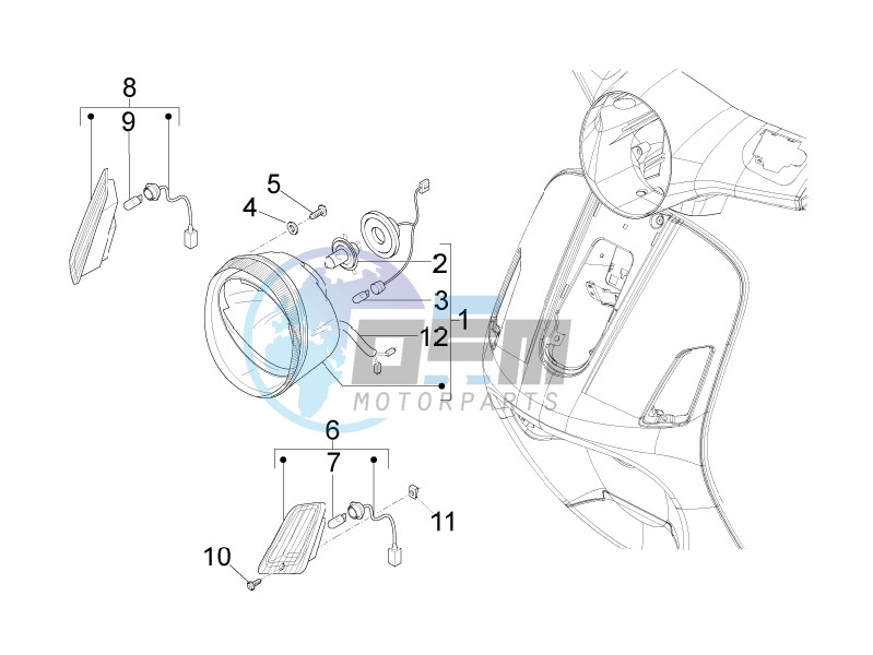 Head lights - Turn signal lamps