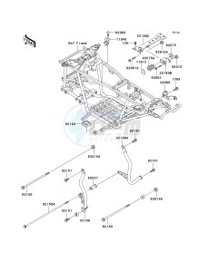 KVF 300 [PRAIRIE 300] (B1-B4) [PRAIRIE 300] drawing FRAME FITTINGS