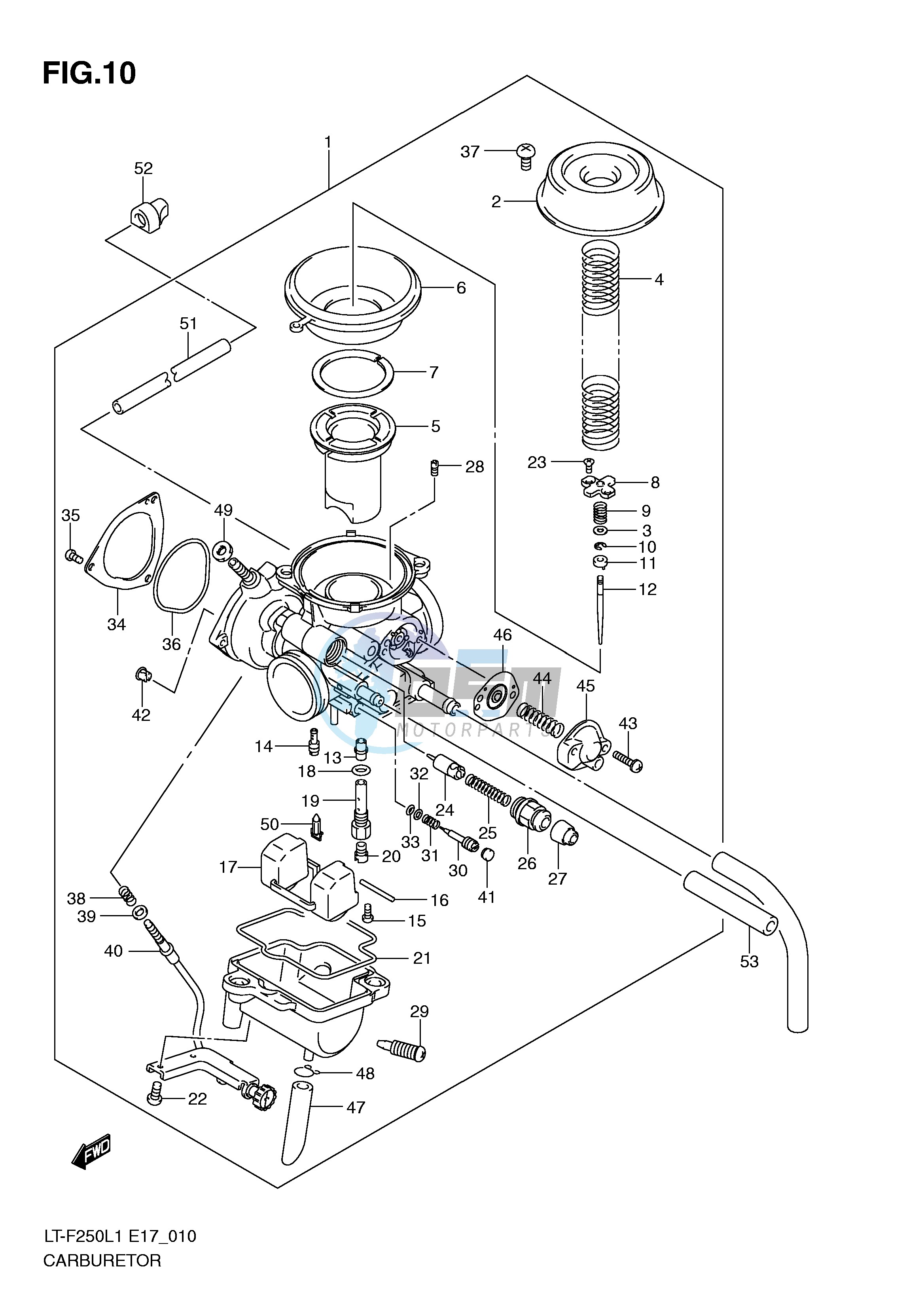 CARBURETOR (LT-F250L1 E24)