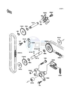 VN 1500 C [VULCAN 1500 L] (C3-C4) [VULCAN 1500 L] drawing WATER PUMP