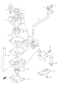 DF 9.9 drawing Water Pump