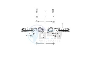 LUDIX 14 ELEGANT - 50 cc drawing FOOTREST