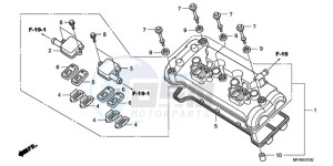 CBF1000T9 F / ABS CMF drawing CYLINDER HEAD COVER