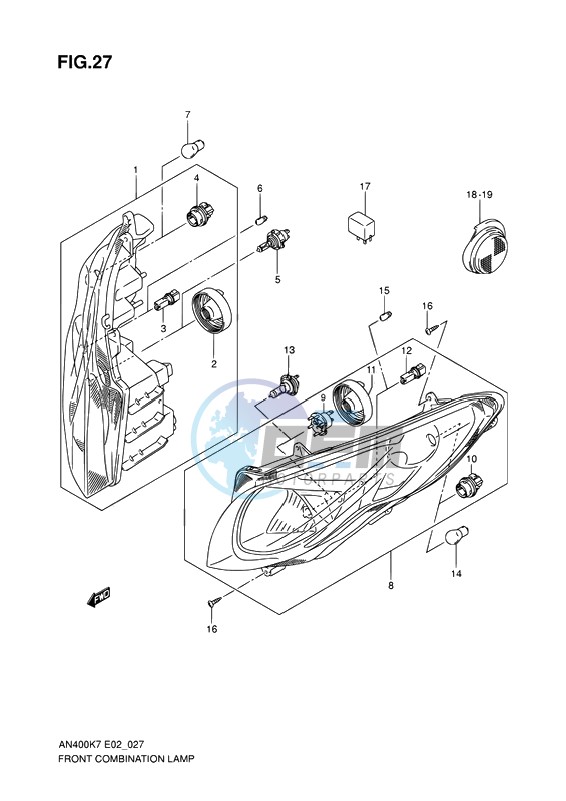 FRONT COMBINATION LAMP