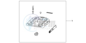 CBF1000SA UK - (E / ABS MKH) drawing RR.CARRIER BASE