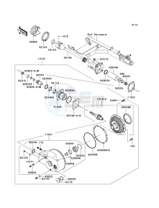 VN 1600 A [VULCAN 1600 CLASSIC] (A6F-A8FA) A6F drawing DRIVE SHAFT_FINAL GEAR