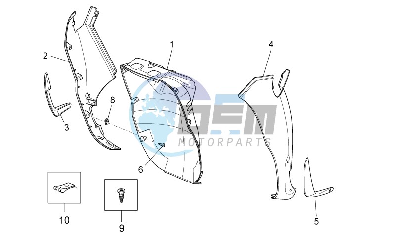 Front body - Front shield