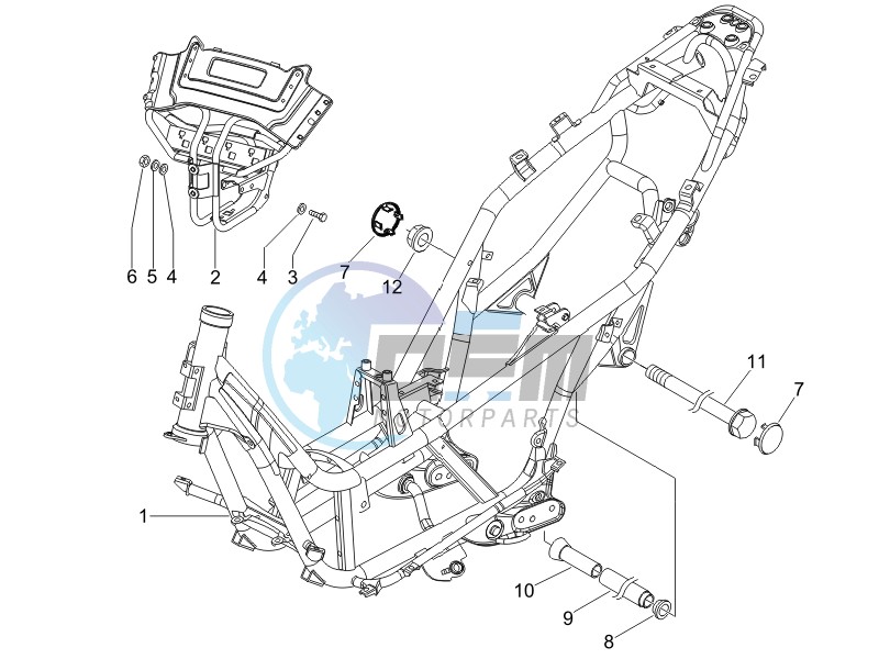 Frame bodywork