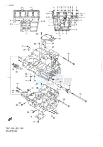 GSF-1250 BANDIT EU drawing CRANKCASE