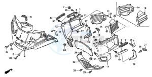 GL1500SE GOLDWING SE drawing FAIRING