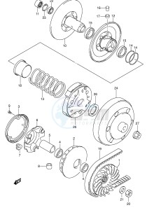 AN250 (E2) Burgman drawing TRANSMISSION (1)