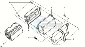 VS 125 drawing BATTERY