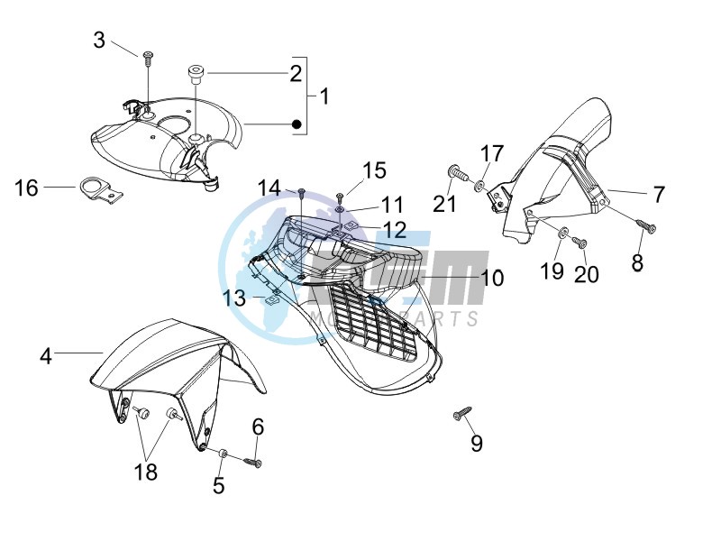 Wheel housing - Mudguard