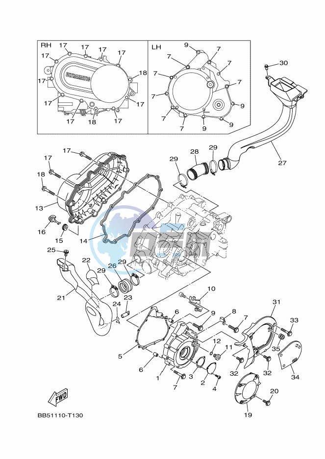 CRANKCASE COVER 1