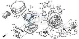 XL1000V9 F / CMF drawing AIR CLEANER