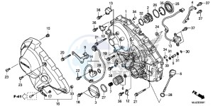 NC750SDE NC750SD Europe Direct - (ED) drawing RIGHT CRANKCASE COVER ( NC700SD/ 750SD)