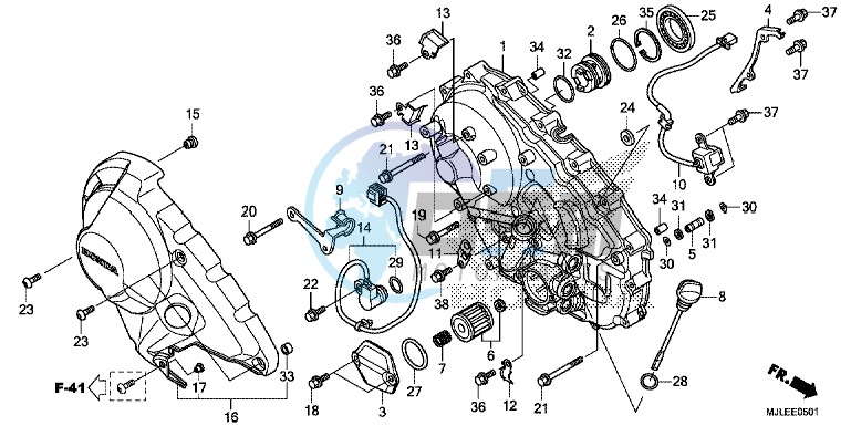 RIGHT CRANKCASE COVER ( NC700SD/ 750SD)