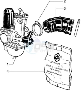 Hexagon 125 EXS1T 125cc drawing Carburettor