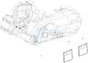 MP3 500 SPORT BUSINESS ABS E3-E4 (NAFTA)2 drawing Engine, assembly