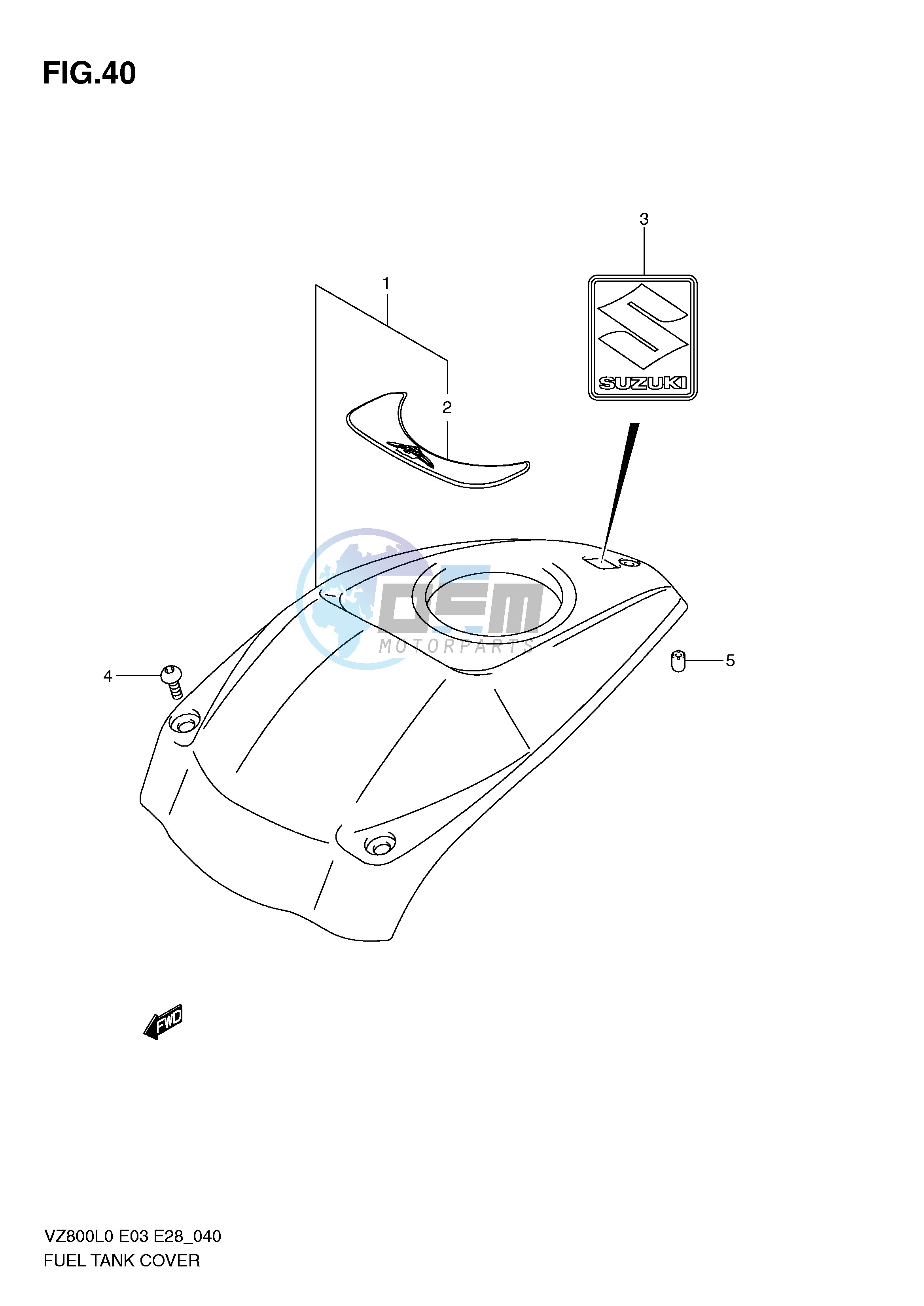 FUEL TANK COVER