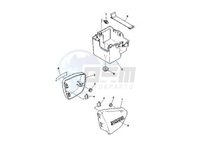 XV VIRAGO 250 drawing SIDE COVER