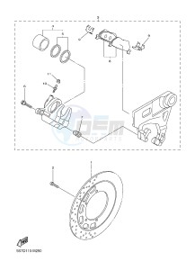 XVS950A (26P6) drawing REAR BRAKE CALIPER