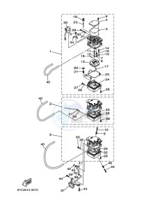 F40BETL drawing CARBURETOR