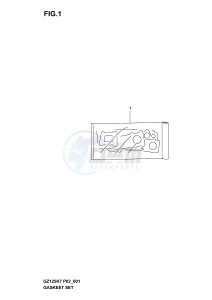 GZ125 (P02) drawing GASKET SET (MODEL K3)