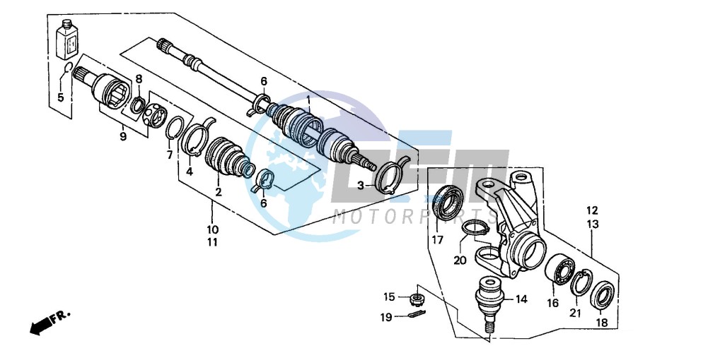 KNUCKLE (TRX350FM/FE)