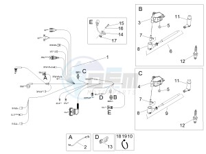 V7 II Stornello ABS 750 (USA) drawing Electrical system I