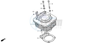 NX500 DOMINATOR drawing CYLINDER