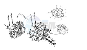 SENDA SM BAJA - 125 CC EU3 drawing CRANKCASE