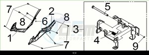 CRUISYM a 300 (LV30W3-EU) (M3) drawing SIDE COVER