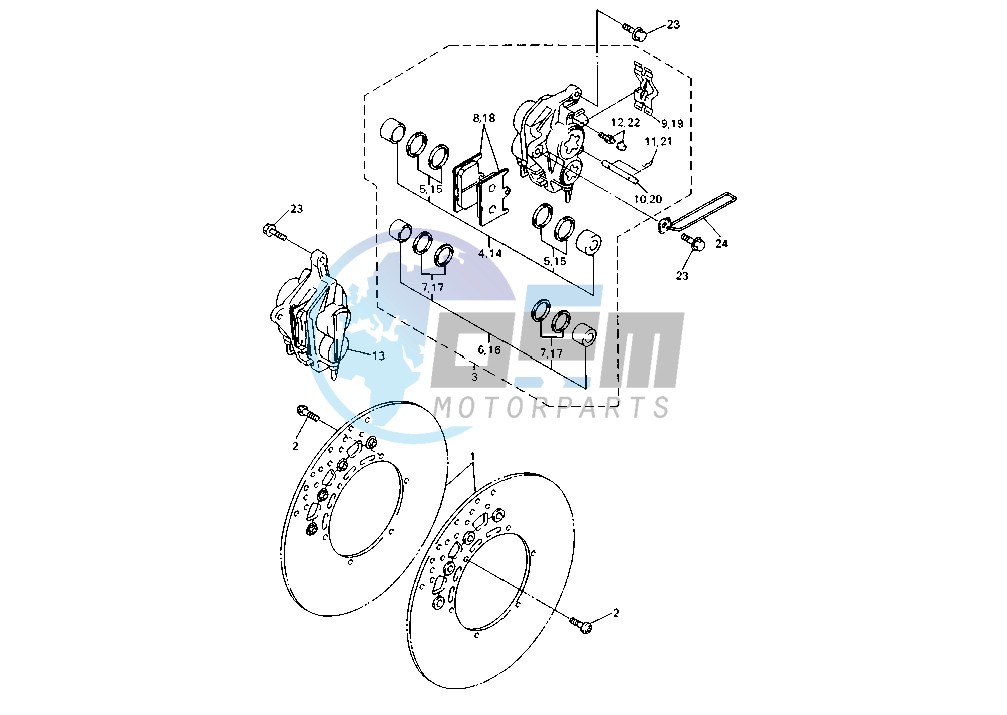 FRONT BRAKE CALIPER