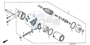 XL1000VA9 Europe Direct - (ED / ABS) drawing STARTING MOTOR