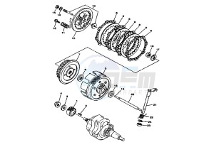 YBR 125 drawing CLUTCH