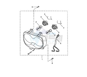 BW'S 50 drawing HEADLIGHT