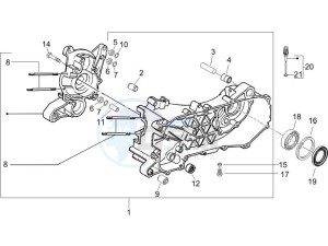 Runner 50 SP drawing Crankcase