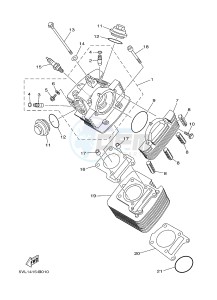 FZ8-S FZ8 FAZER 800 (4P2K 4P2L 4P2M) drawing CYLINDER