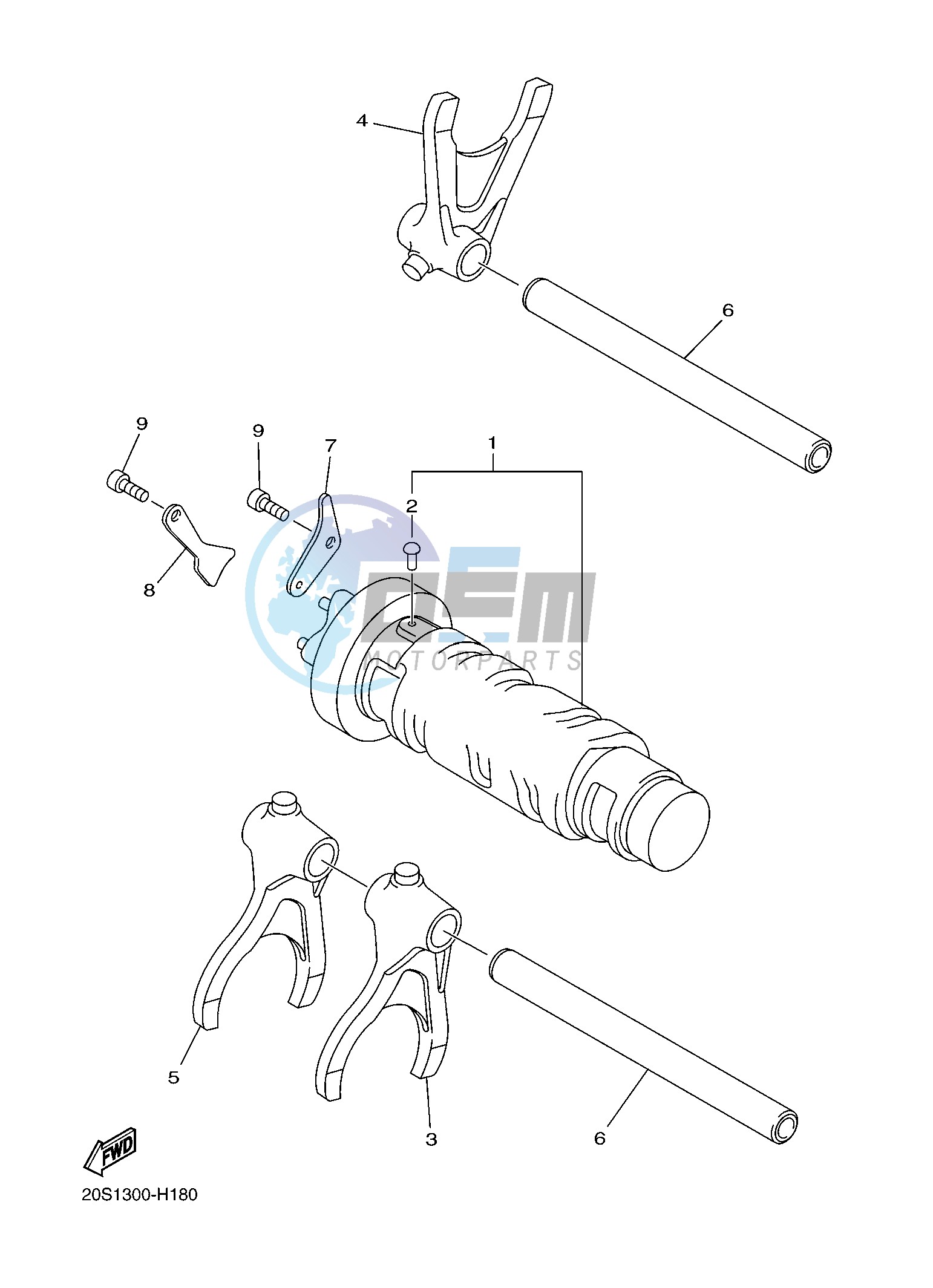 SHIFT CAM & FORK