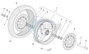 Sport 1200 1200 drawing Front wheel I