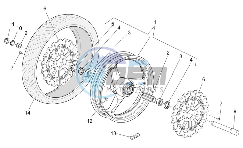 Front wheel I