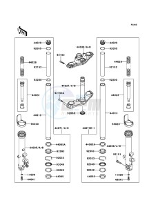 ER-6n ABS ER650B6F GB XX (EU ME A(FRICA) drawing Front Fork