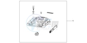 CBF600SA drawing REAR BASE CARRIER